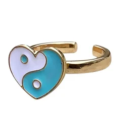Anxiety Rings|Rings*Boogzel Clothing Heart Yin Yang Anxiety Ring ☯︎