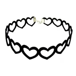 Other|Necklaces & Chokers*Boogzel Clothing Hearts Choker Black