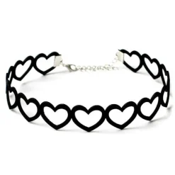 Other|Necklaces & Chokers*Boogzel Clothing Hearts Choker Black