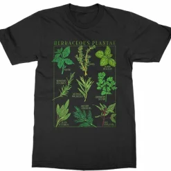 Aesthetic T-Shirts & Graphic Tees*Boogzel Clothing Herbaceous Plantae T-Shirt Black