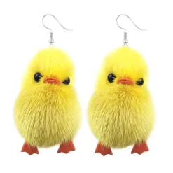 Earrings*Boogzel Clothing Сhicken Earrings Yellow
