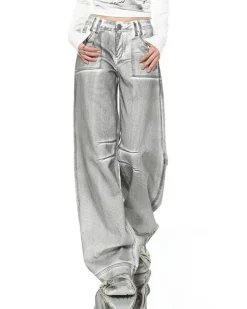 Jeans*Boogzel Clothing High Fashion Jeans Silver