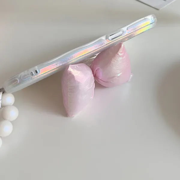 Iphone Cases*Boogzel Clothing Holographic Bow iPhone Case Pink