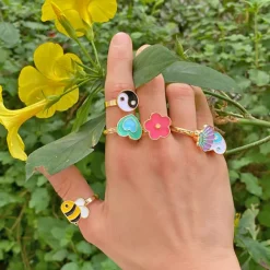 Anxiety Rings|Rings*Boogzel Clothing Honey Bee Anxiety Ring 🐝