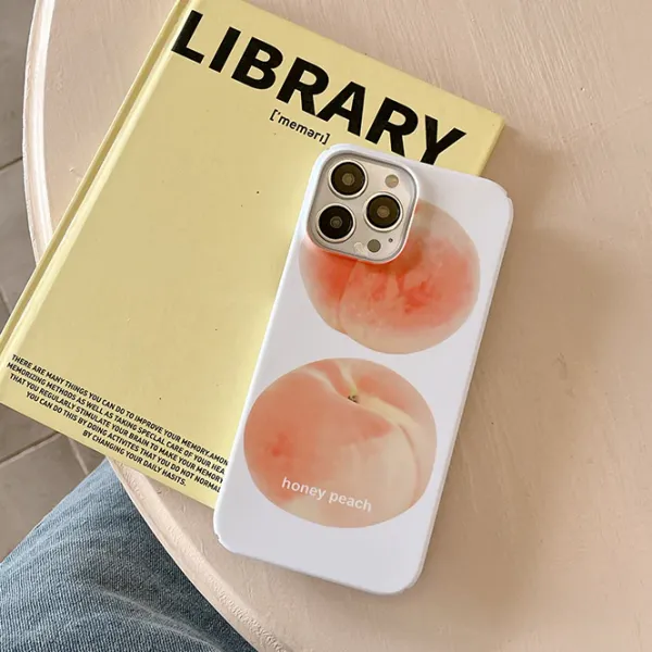 Iphone Cases*Boogzel Clothing Honey Peach iPhone Case White/orange