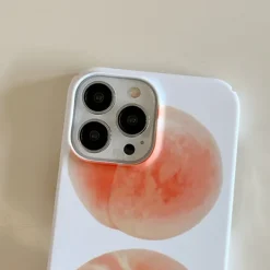 Iphone Cases*Boogzel Clothing Honey Peach iPhone Case White/orange