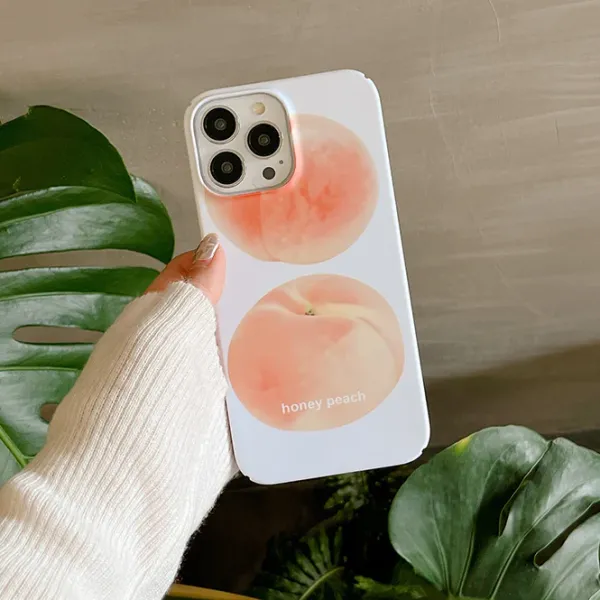 Iphone Cases*Boogzel Clothing Honey Peach iPhone Case White/orange
