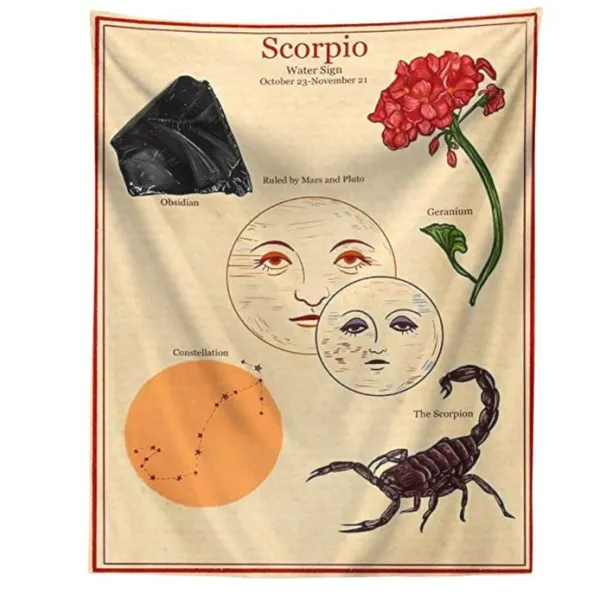 Posters / Tapestry*Boogzel Clothing Horoscope Aesthetic Wall Tapestry