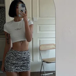 Sandals / Mary Janes*Boogzel Clothing Hot Wheels Crop Top White