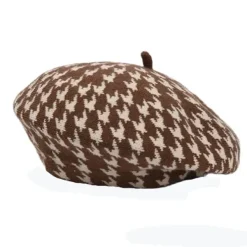 Hats*Boogzel Clothing Houndstooth Beret