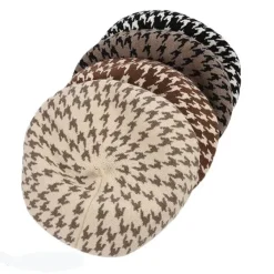 Hats*Boogzel Clothing Houndstooth Beret
