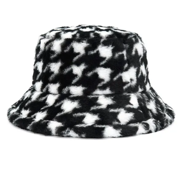 Hats*Boogzel Clothing Houndstooth Bucket Hat
