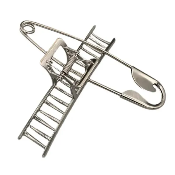Hair Accessories*Boogzel Clothing Huge Safety Pin Hair Claw Silver
