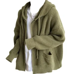 Sweaters|Hoodies*Boogzel Clothing Hygge Knit Zip Up Hoodie