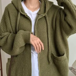 Sweaters|Hoodies*Boogzel Clothing Hygge Knit Zip Up Hoodie