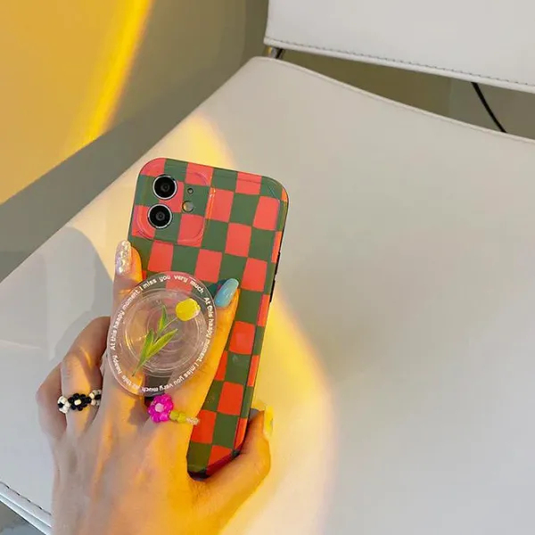 Iphone Cases*Boogzel Clothing I Miss You Checkered iPhone Case