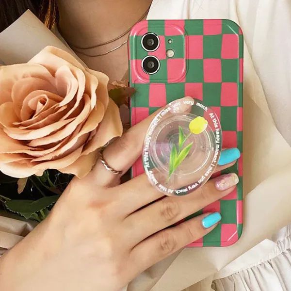 Iphone Cases*Boogzel Clothing I Miss You Checkered iPhone Case