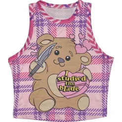 Y2K Tops|Crop Tops*Boogzel Clothing I Studied The Blade Baby Tee Purple