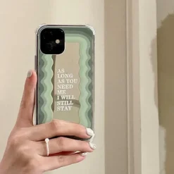 Iphone Cases*Boogzel Clothing I Will Stay iPhone Case Green