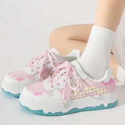 Classics|Aesthetic Sneakers*Boogzel Clothing Ice Cream Cone Sneakers