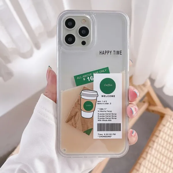 Iphone Cases*Boogzel Clothing Iced Coffee Liquid Quicksand IPhone Case
