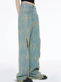 Jeans*Boogzel Clothing Icon Living Wide Jeans Blue