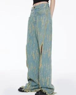 Jeans*Boogzel Clothing Icon Living Wide Jeans Blue