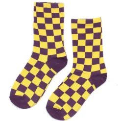 Socks*Boogzel Clothing Indie Aesthetic Checker Socks
