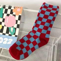 Socks*Boogzel Clothing Indie Aesthetic Checker Socks