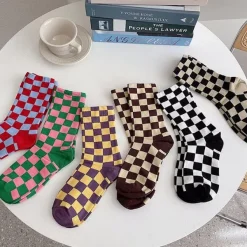 Socks*Boogzel Clothing Indie Aesthetic Checker Socks