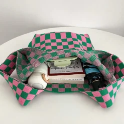 Bags & Purses*Boogzel Clothing Indie Aesthetic Checker Tote Bag