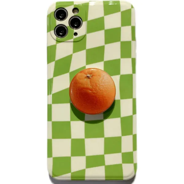 Iphone Cases*Boogzel Clothing Indie Aesthetic Checkerboard iPhone Case Green