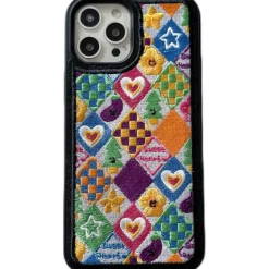 Iphone Cases*Boogzel Clothing Indie Aesthetic Embroidery iPhone Case