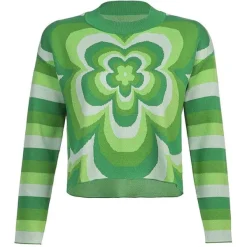 Sweaters*Boogzel Clothing Indie Aesthetic Flower Sweater