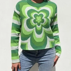 Sweaters*Boogzel Clothing Indie Aesthetic Flower Sweater