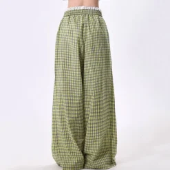 Pants & Trousers*Boogzel Clothing Indie Aesthetic Plaid Pants Green
