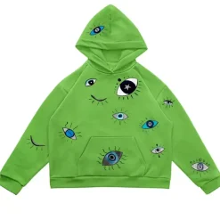 Hoodies*Boogzel Clothing Indie Eye Print Hoodie
