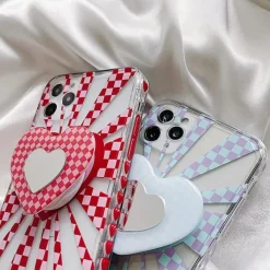 Iphone Cases*Boogzel Clothing Indie Heart Checkered iPhone Case