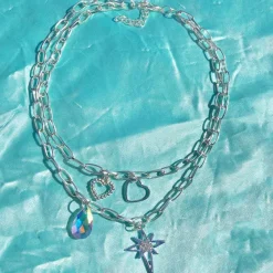 Necklaces & Chokers*Boogzel Clothing Innocence Necklace Silver