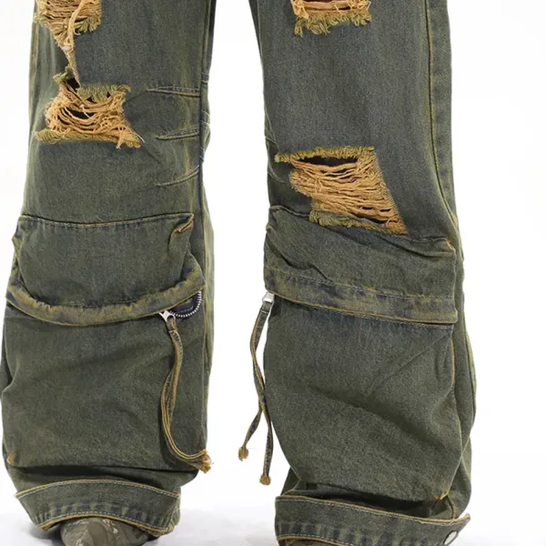 Jeans*Boogzel Clothing Itz No Big Deal Cargo Jeans Green