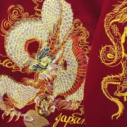 Coats & Jackets*Boogzel Clothing Japanese Dragon Bomber Jacket