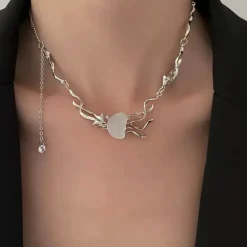 Necklaces & Chokers*Boogzel Clothing Jellyfish Necklace Silver