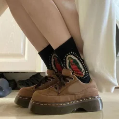 Socks*Boogzel Clothing Jesus Loves Me Socks Black