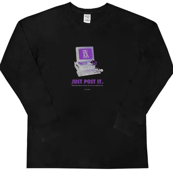 Sweatshirts|Aesthetic T-Shirts & Graphic Tees*Boogzel Clothing Just Post It Sweatshirt