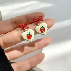 Earrings*Boogzel Clothing Kawaii Strawberry Earrings
