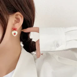 Earrings*Boogzel Clothing Kawaii Strawberry Earrings