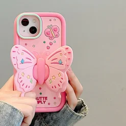Iphone Cases*Boogzel Clothing Kidcore Butterfly iPhone Case Pink