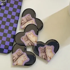 Iphone Cases*Boogzel Clothing Kitty Checkerboard iPhone Case Purple/black