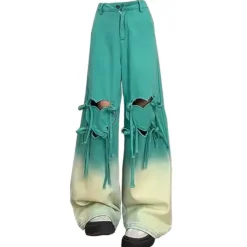 Pants & Trousers*Boogzel Clothing Knee-Heart Gradient Pants