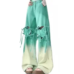 Pants & Trousers*Boogzel Clothing Knee-Heart Gradient Pants